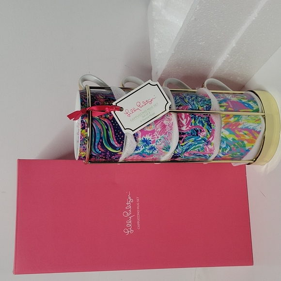 Lilly Pulitzer Other - Lilly Pulitzer Cappuccino Mug Set